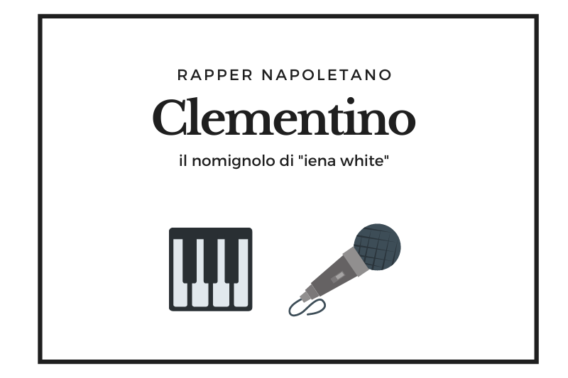 【クレメンティーノ】フリースタイルを得意とする生粋のナポリ出身ラッパー -Clementino-